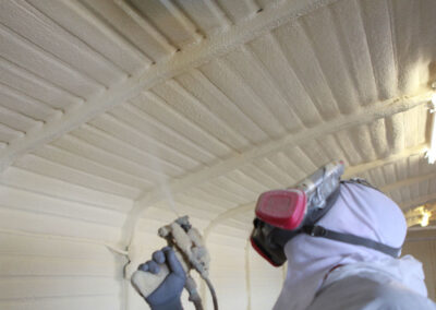 Spray Foam Insulation in Metal Buildings in Camden